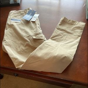 New Men’s Vigoss slim fit khaki cargo pants